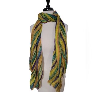 Multicolor Falchi Striped Scarf